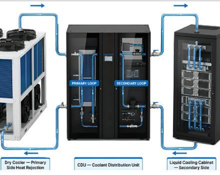 Liquid cooling cold plate supplier - direct-to-chip cooling loop