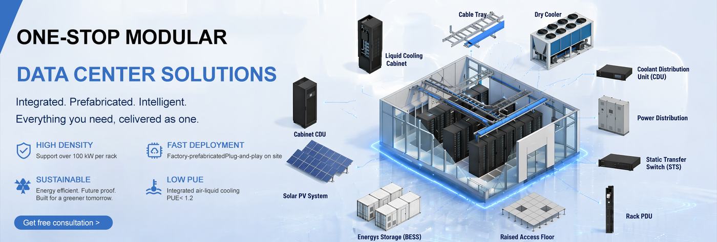 Dry cooler manufacturer - integrated in one-stop modular data center solution